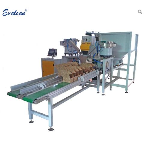Automatic nail carton box weighing counting packing machine
