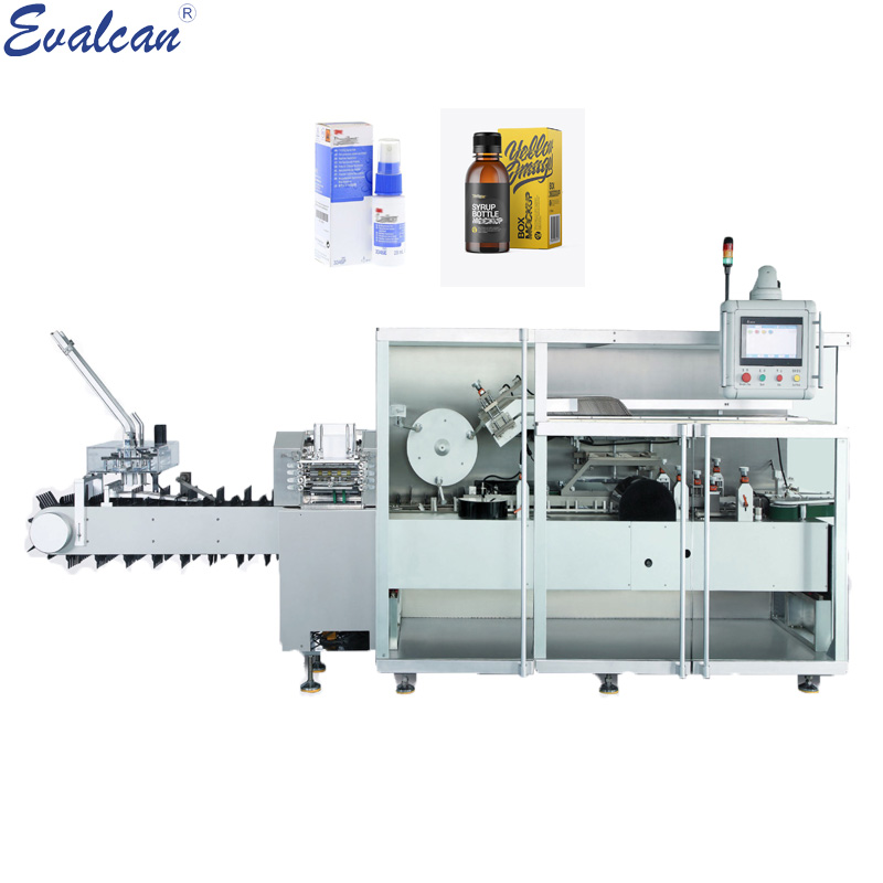 Automatic Factory direct sale compact horizontal automatic bottle cartoning machine