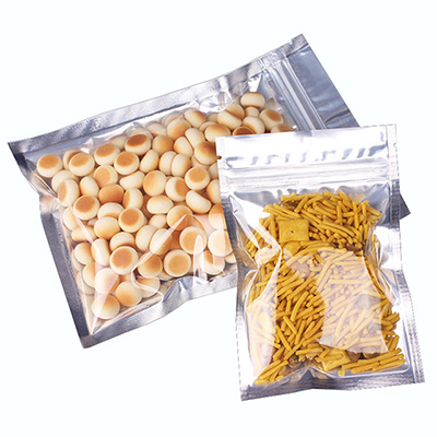 Custom Dry Food Candy Nuts Plastic Packaging With One Side Transparent Window