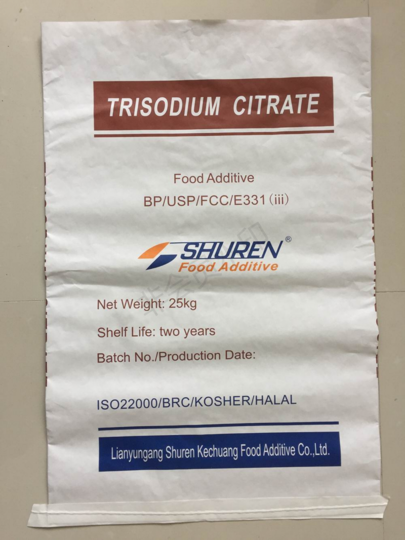White crystal food additive Trisodium Citrate---TSC