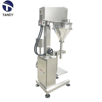 Auger filling machine with online weigher