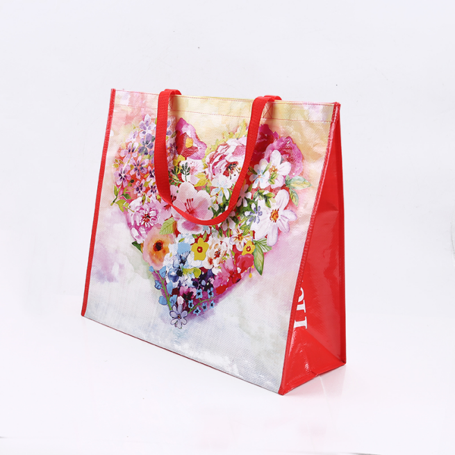 Non woven film covered bag