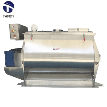 Food Industry Powder Blender/Single Shaft Paddle Mixer with Fly Cutter and Spraying System