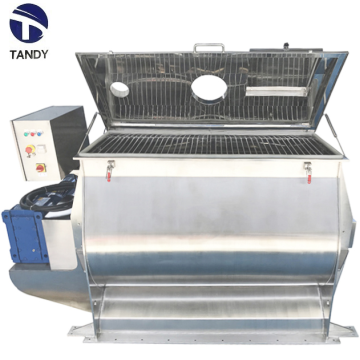 Food Industry Powder Blender/Single Shaft Paddle Mixer with Fly Cutter and Spraying System