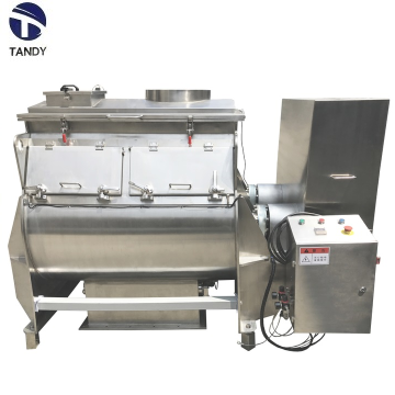 Stainless  Steel Twin Shafts Paddle Mixer Blending Silo Dryer Mixer with Paddle Blade