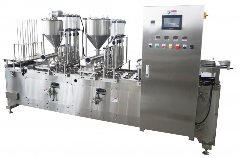 Auomatic cup filling sealing machine