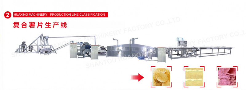 Complex Potato Chips Production Line-