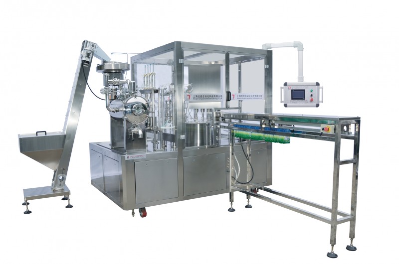 Stand-up bag filling and capping machine