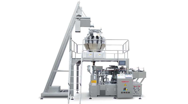 MB8ZK10-130/150/200 Screw Type Multi-heads Weigher Automatic Metering vacuum Packing Machine