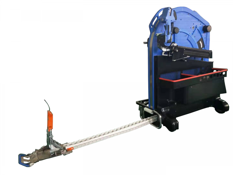 Pallet strapping machine-