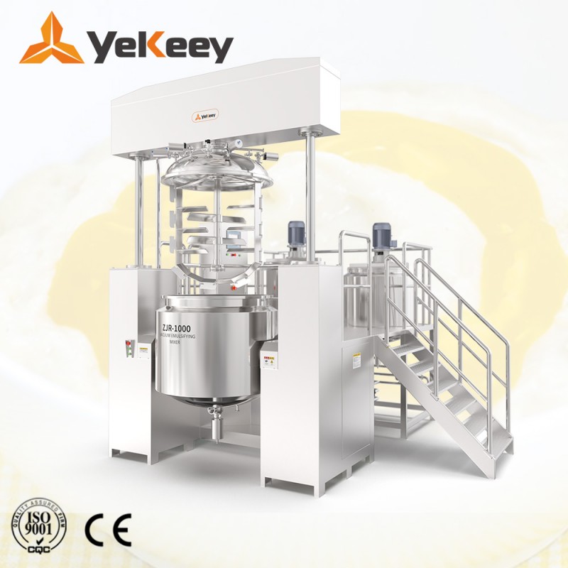 ZJR-1000 Manufacturer price cheese making machine Full Functional Vacuum Emulsifying Homogenizer Mix