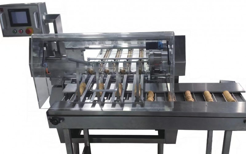 Biscuit On-Edge Tray Loader/ Trayless Packing Machine Feeder