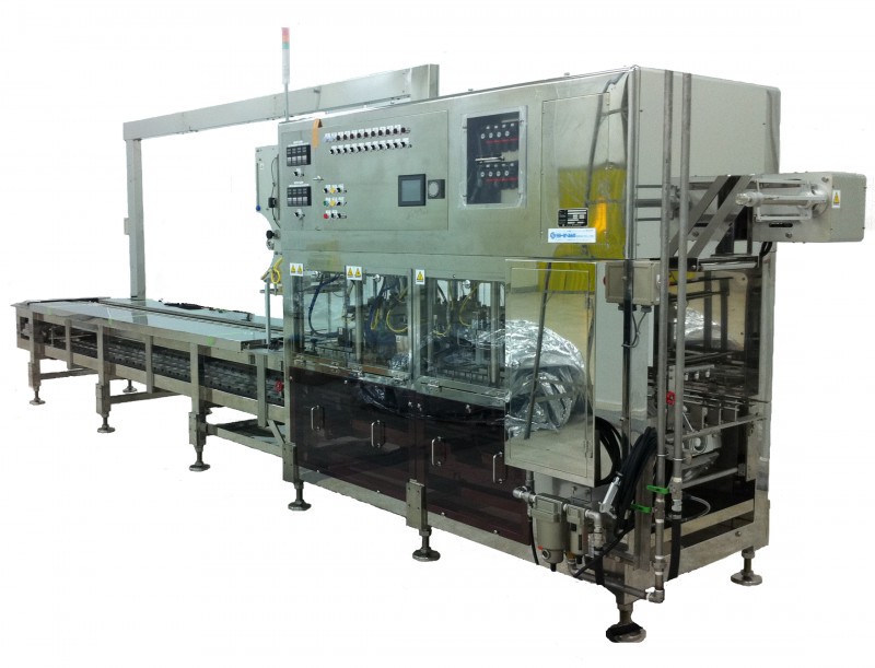 High speed filling and sealing machine