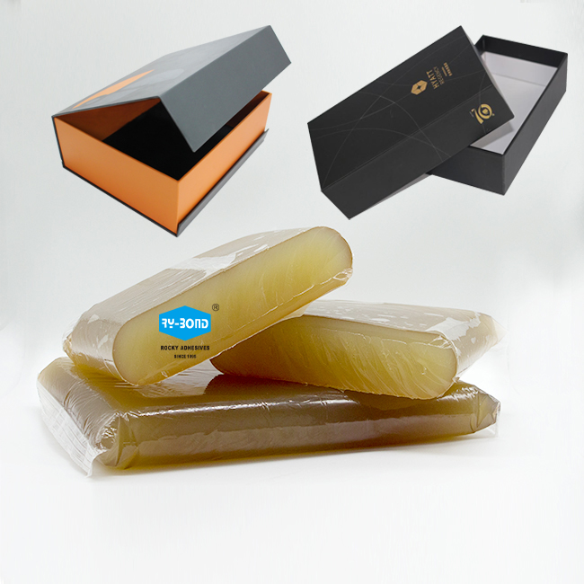 Cellphone gift box case maker jelly animal glue for rigid box shoe box animal glue gelatin glue