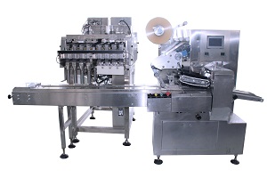 Pillow packaging and feeding machine