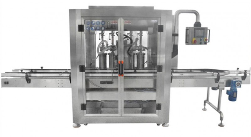 Double-head tracking filling machine