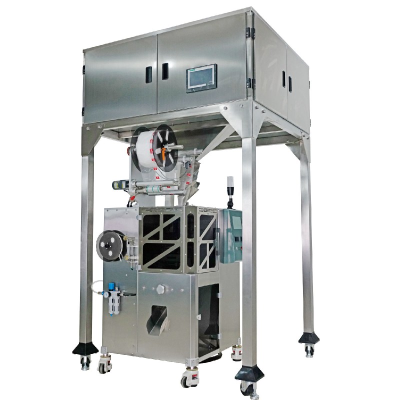 High-speed nylon triangle bag packing machine (electronic scale series)
