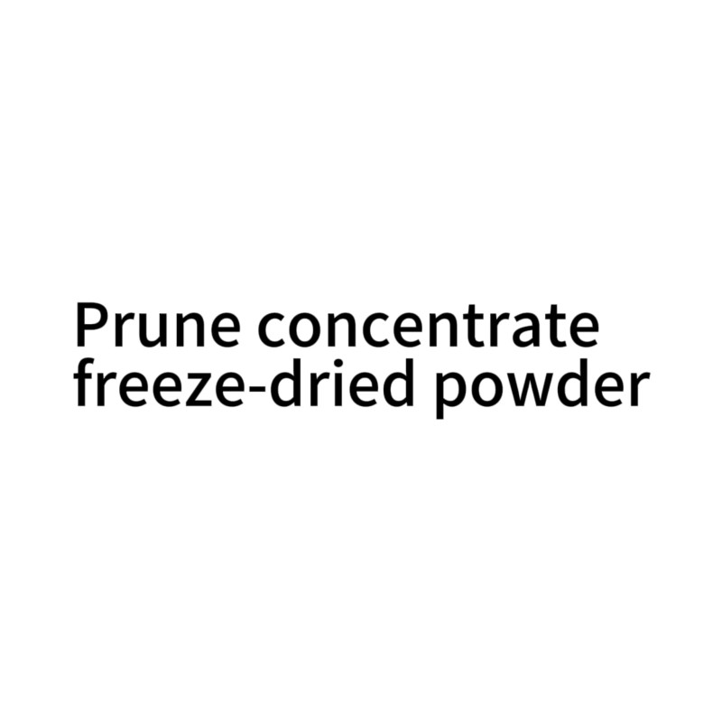 Prune concentrate freeze-dried powder
