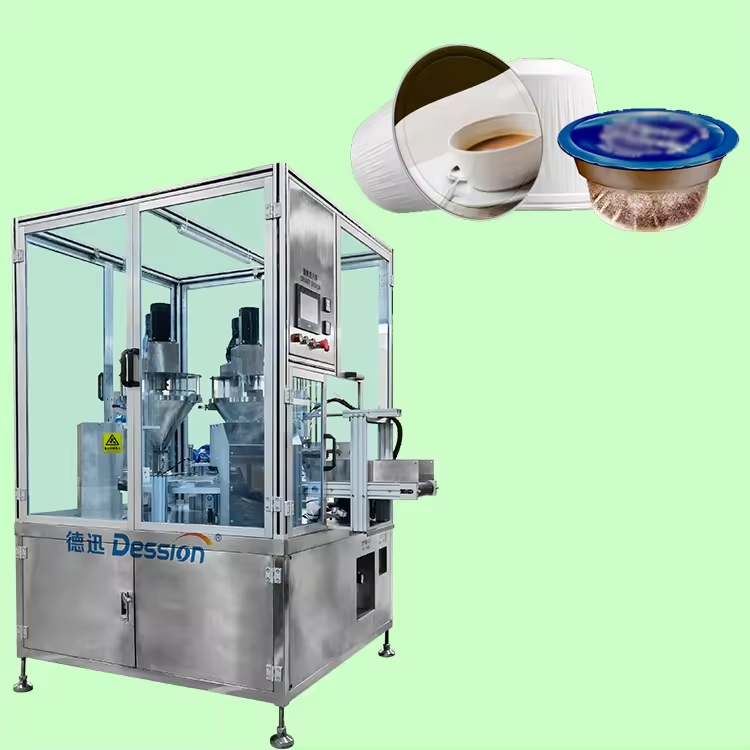Hot Sales Automatic Meal Replacements Powder Filling Sealing Machine Oat Milkshake Powder Cup Fillin