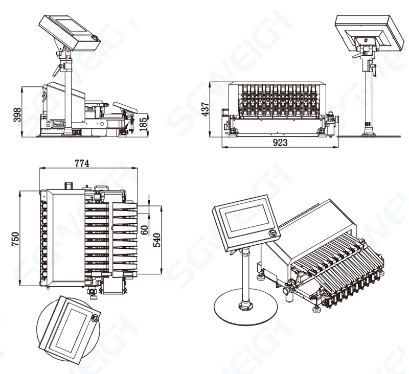Multi-line High Speed Checkweigher