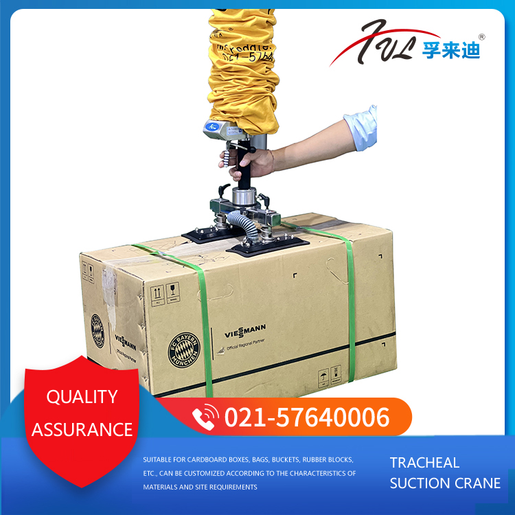 Bag suction crane