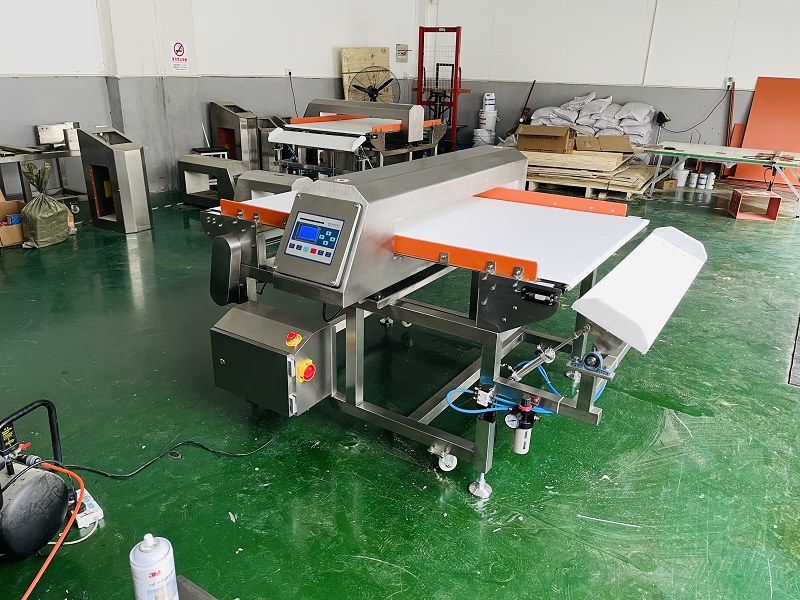 High Sensitivity Conveyor Industrial Waterproof Belt Metal Detector for Food