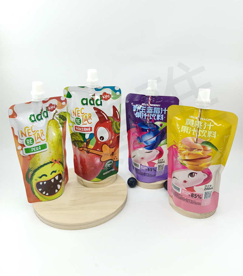 Stand up pouch with spout