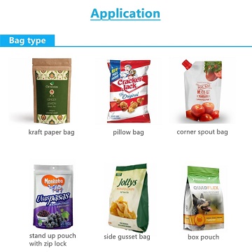 Automatic Standing Zipper Pouch Gummy Candy Packing and Counting Sweet Coin Chocolate Packaging Mach
