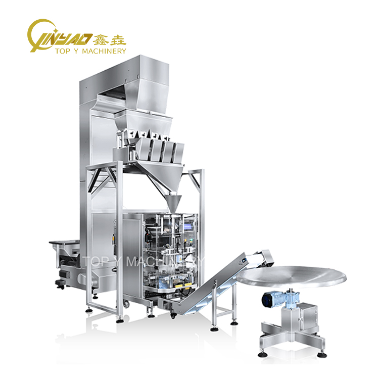 Granule Products Vertical Filling and Packaging Machine with Linear Weigher
