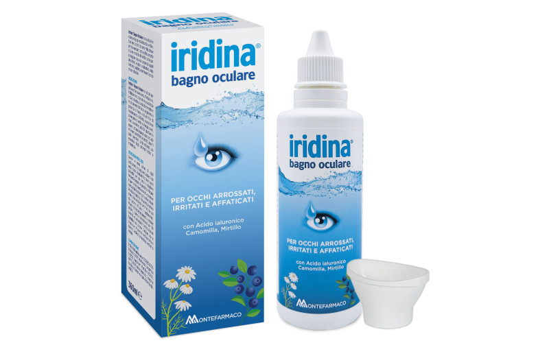 Iridina bagno oculare