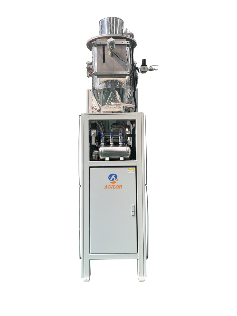 Pneumatic feeding packing machine
