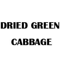 DRIED GREEN CABBAGE