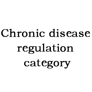 Chronic disease regulation category