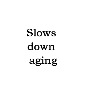 Slows down aging