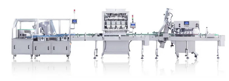 Fully intelligent pill packaging production line