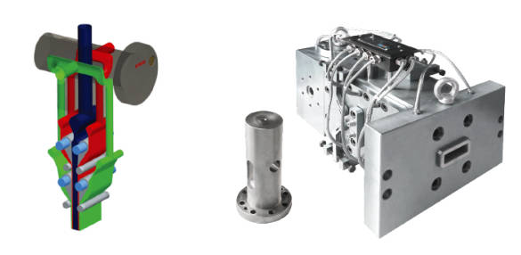 Multilayer coextrusion distributor