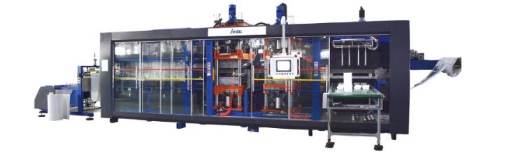 HW-850 full automatic positive and negative pressure 3/4 station thermoforming machine