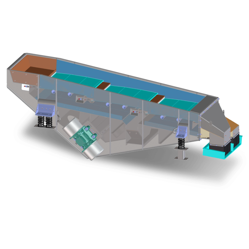 Linear vibrating screen