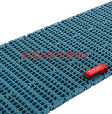 1inch modular plastic belt for food processing material handling