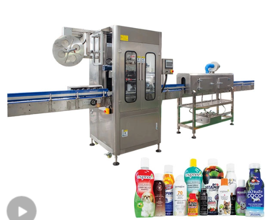 Automatic Shrink Sleeve Labeling Machine For Beverage Bottles