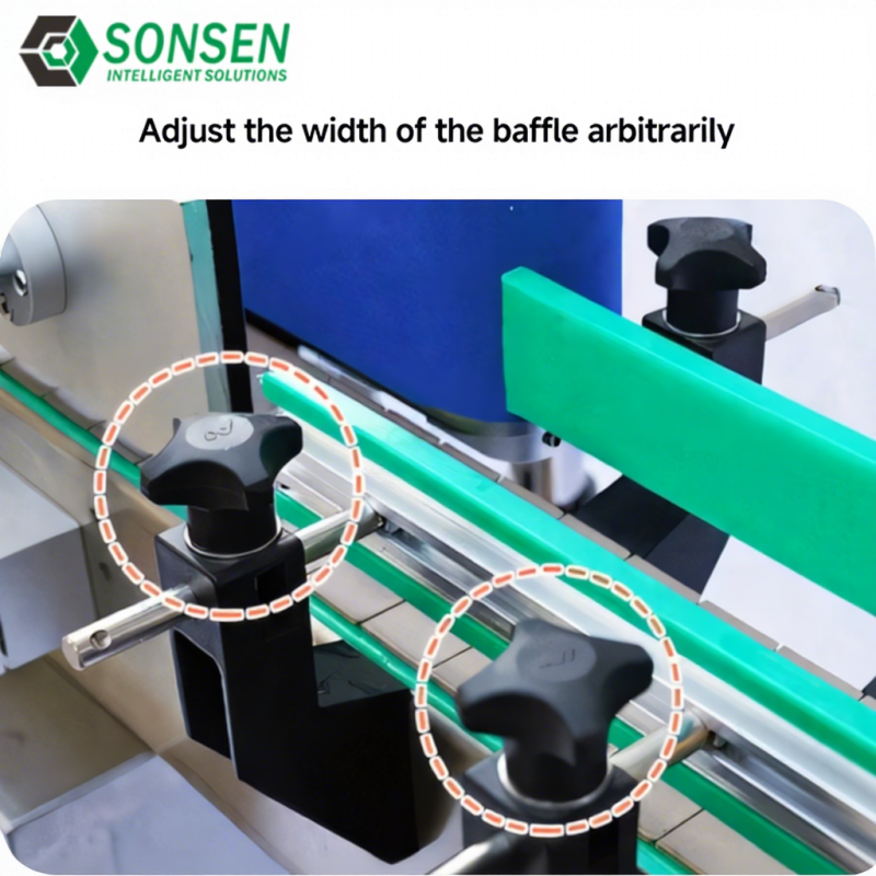 SonSen Custom Desktop Labeling Machine for Cosmetics Suitable ,Plastic Bottles and Small Glass Bottl