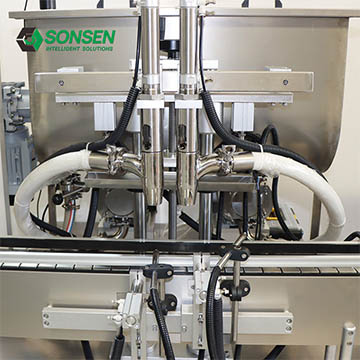 Fully Automatic Filling Machine Suitable for Spirits, Chilli Sauce and Pastes