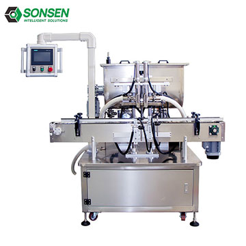 Fully Automatic Filling Machine Suitable for Spirits, Chilli Sauce and Pastes