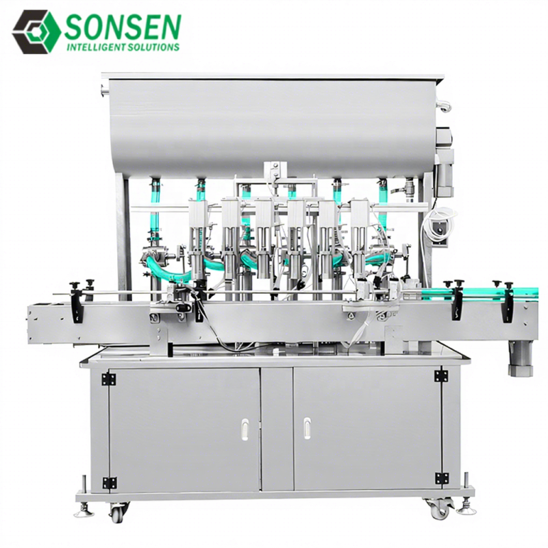 Automatic Six-head Filling Machine Liquid Water Beverage Production Line Industrial Machinery Small 
