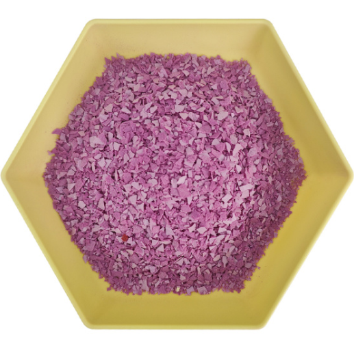 Purple sweet potato cereal flakes