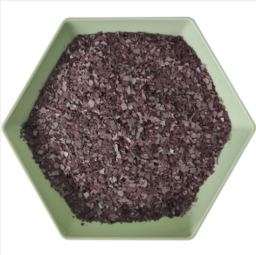 Black rice flakes