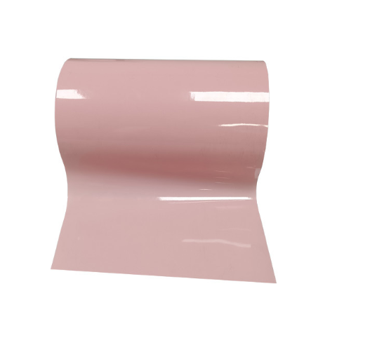 Pink PE plastic film