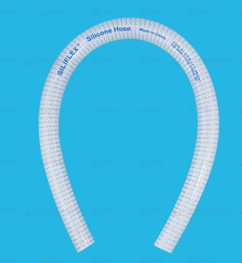 SprialsReinforcedTranslucentSiliconeHose P-1106