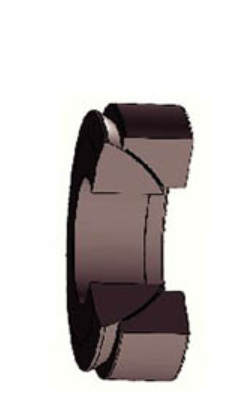 Angular contact, thrust spherical bearingsGF..AW