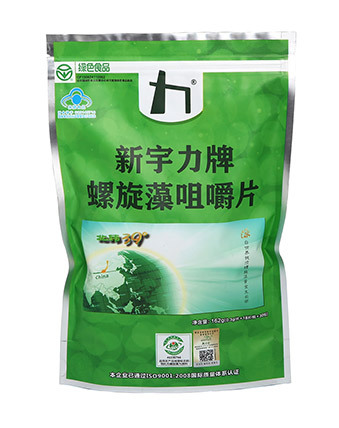 新宇力牌螺旋藻咀嚼片540铝箔袋